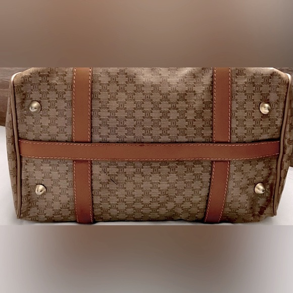 Celine Authentic Vintage Macadam Boston PVC Leather Bag - Picture 10 of 10